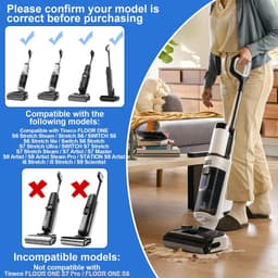 Solidchoice- Borstelrol Vervangend - HEPA-filter - Tineco Floor One S7 - Stofzuiger - Ultra/Stretch - S6/S7/S9 Artist - Stofzuigerborstel — thumbnail 3