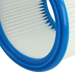 vhbw geplooid filtervervanging voor Makita P-70219, W11753 stofzuigers - cartridgefilter blauw wit — thumbnail 1