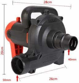 Elektrische Bladblazer - Stofzuiger Ventilator - Werkplaats Reinigen - Krachtige Zuigfunctie - 1480 Watt - Rood — thumbnail 5