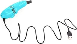 Mini Computer Stofzuiger - Toetsenbord Reiniger - Bureau Schoonmaken - USB Aangedreven - 14 cm Lengte - Zwart — thumbnail 1