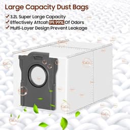 Vervangingsset accessoires voor Dreame L10s Pro Ultra Heat, L10s Ultra Gen 2, X30 Ultra, Mova E30 Ultra – 1 hoofborstel, 4 zijborstels, 4 HEPA-filters, 4 doekjes, 6 stofzakken — thumbnail 2