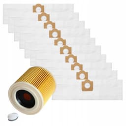 AreoSe - Stofzuigerzakken en filters voor karcher WD3 SE 4001 6.959 - 130.0 + Filtr 6.414-552.0 - 11 zakken + 1 filter — thumbnail 5