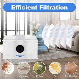 12-delige reserveaccessoireset - Deebot T30 Pro Omni - accessoires - stofzakken - filters — thumbnail 5