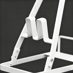 Stofzuiger Organizer - Standaard Houder - Reinigingsgereedschap Opbergen - Geen Muurschade - 21B x 6H cm - Wit — thumbnail 4