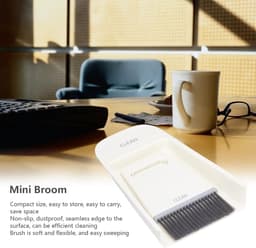 Mini Stofpan en Borstel - Kleine Bezem Set - Snel Opruimen - Ergonomisch Ontwerp — thumbnail 5