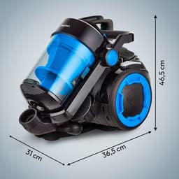 MEDION stofzuiger zonder stofzak P4000 (900 watt vermogen, 4,3 liter stofreservoir, wasbaar HEPA 13 filter, 11 m werkbereik, MD 11906) blauw — thumbnail 3