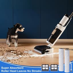 Allecto - Roller Brush - Filter - Duurzaam en effectief - 5 stuks - Vervangingsset voor stofzuiger - Geschikt voor Tineco Floor Stretch S6 — thumbnail 4