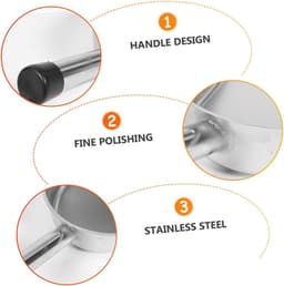 Stofblik Van Pp-materiaal - Handvuilnisschep Bureaublad - Snel Opruimen - Precisie Rand - 39 x 23 x 8.5 cm - Zilver — thumbnail 3