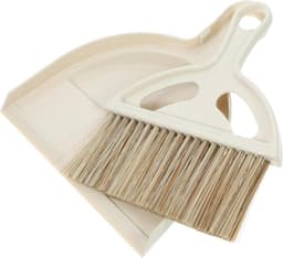 Mini Reinigingsset - Bezem Stoffer - Bureau Schoonmaken - Compact Ontwerp - 20 cm Lengte - Wit — thumbnail 1