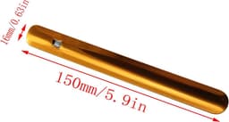 Kruimel Veegmachine Set - Serveergerei - Tafel Snel Schoon - Met Handige Clip - 15 cm Lengte - Goud Zilver — thumbnail 3