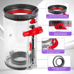 Grote wasbare stofcontainer voor Dyson V11, V15, SV14, SV15, SV22 - Vervangende onderdelen, compatibel en duurzaam — thumbnail 4