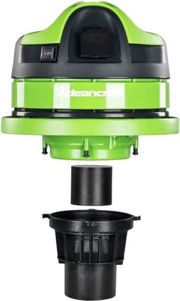 Nat-/droogzuiger - Industriële stofzuiger - Werkplaats schoonhouden - Automatische inschakeling - 15 Kilogram - Groen — thumbnail 4