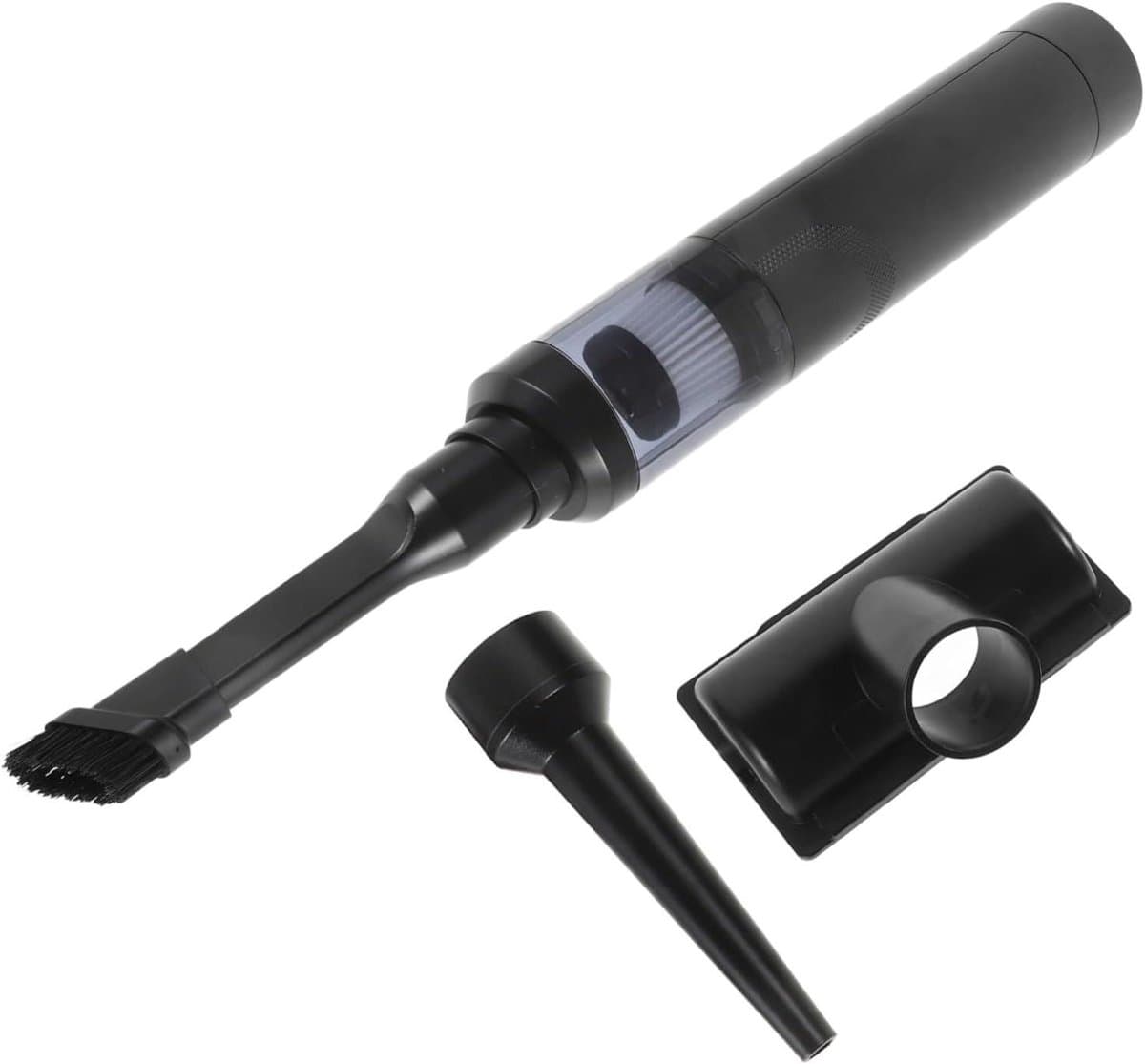 Handstofzuiger - Draagbare Stofzuiger - Auto Interieur - Dubbele Nat-Droogfunctie - 27 cm Lengte - Zwart — afbeelding 1