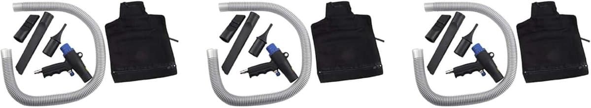 Luchtblazer Zuiger - Stofverwijderaar Gereedschap - Auto Reinigen - 2-in-1 Functie - 14 x 15 cm - Zwart — afbeelding 1