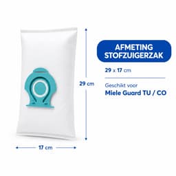 Vervangende stofzuigerzak – compatibel met Miele HyClean Pure TU & CO / Guard S1, L1, M1 – niet origineel (8 zakken + 2 filters) — thumbnail 4