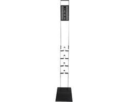 Stofzuiger houder set - Accessoire opslag - Orde in huis - Flexibele montage - 127 cm hoog - Donkergrijs — thumbnail 5