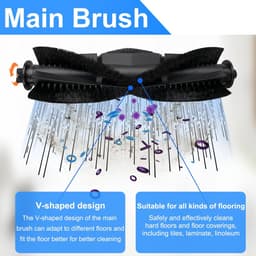 Cosensi - Accessoire Set Robotstofzuiger - Vervangingsonderdelen - Inclusief borstels en filters - Voor Tikom en Honiture modellen - Upgrade je sto... — thumbnail 5