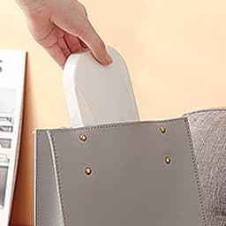 Tafelkruimelverzamelaar - Kruimelborstel - Bureau Reinigen - Zachte Borstelharen - 19.8 cm - Wit — thumbnail 3