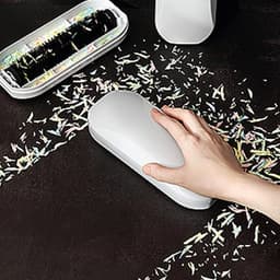 Kruimelborstel - Handborstel - Tafel Schoonmaken - Zachte Borstelharen - 20 cm - Zwart — thumbnail 5