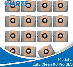 Eufy Clean X8 Pro SES Stofzakken (15 Stuks, Plus.Parts® alternatief voor T29F70A2) — thumbnail 1