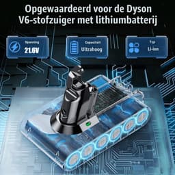 Accu voor V6, Reserveaccu voor DC62 DC58 DC59 DC61 — thumbnail 5