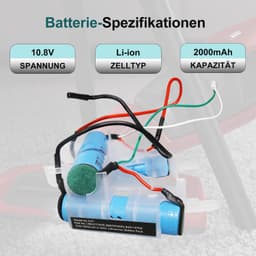 Stofzuigeraccu - 10,8 V - 2000 mAh - Li-ion — thumbnail 5