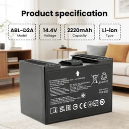Stofzuigeraccu - 14,4 V - 2220 mAh — thumbnail 3