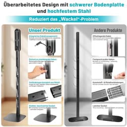 Ruimtebesparende standaard voor accustofzuigers - Draadloze stofzuigerhouder zonder boren — thumbnail 2