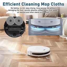 Accessoires gescht voor Roborock Qrevo Curve/Qrevo S/Qrevo Pro/Qrevo MaxV stofzuiger, stofzak, wisserpads, accessoireset, veegrobot, reserveonderdelen — thumbnail 4