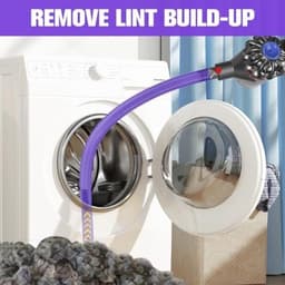 PromoHome Universeel Flexibel Spleetmondstuk Geschikt voor Dyson V15 V12 V11 V10 V8 V7 V6 - Lange 81 cm Flexibele Zuigmond voor Meubels, Auto's en Nauwe Ruimtes - Inclusief 2 Adapters — thumbnail 3