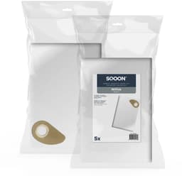 SQOON® Stofzuigerzakken geschikt voor Nilfisk Buddy II - Gelijk aan model: 81943048 - High Filtration - Ideaal voor industrieel gebruik en fijne stofopname — thumbnail 4