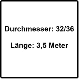 Festool D 36/32x3,5m-AS/R Afzuigslang voor AUTOCLEAN - 204923 — thumbnail 2