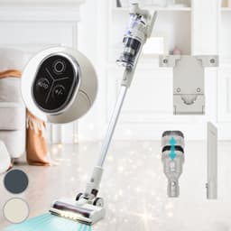 Klarstein Accustofzuiger Zonder Zak, Draadloze Stofzuiger met 4-traps E12 EPA-filter, Accustofzuiger voor Dierenharen, Tapijt & Harde Vloeren, Draadloze Steelstofzuiger Zonder Zak met 180° Zuigmond — thumbnail 5