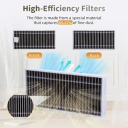 18Stuks -Accessoires Set Geschikt voor Ecovacs Deebot T80 Omni - Inclusief 1 Hoofdborstel - 6 Stofzakken (3L) - 4 Zijborstels - 4 HEPA-Filters - 2 Mopdoeken -1 borstel- Complete Reserveonderdelen Kit — thumbnail 3