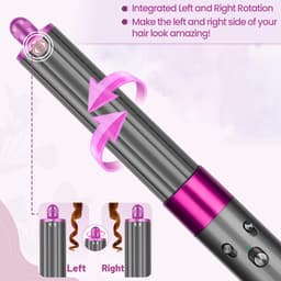 Opzetstuk voor Krultang 4,6 cm (1,6 inch) - Geschikt voor Dyson Airwrap HS01 HS05 HS08 - Automatische Krultang voor Losse Krullen & Grote Golven Roze rood-Belle's product — thumbnail 2