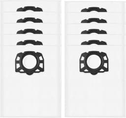 10-delige Stofzuigerzakken Set - Geschikt voor Kärcher WD2 Plus, WD3, WD3S, WD3V & SE4001 - 3-Laags Synthetisch Vlies - Scheurvaste Stofopvangzakken Geschikt voor Bouwstofzuiger - KWD 1/2/3 Onderhoudskit — thumbnail 1