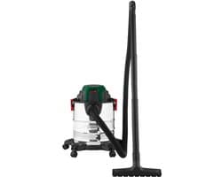PARKSIDE® Nat en droog stofzuiger - Vermogen: 1300 W - Zuigkracht: 200 Airwatt - Tankinhoud: 19,8 L - Maak schoonmaken eenvoudig met deze krachtige nat- en droogstofzuiger. Ideaal voor vuil, water en zelfs als blazer.