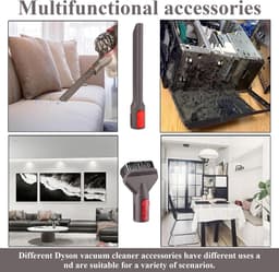 Stofzuigeraccessoireset - geschikt voor Dyson Stofzuiger V7, V8, V10, V11 Vervangende Accessoireset - Borsteltool - Mondstukset - Draadloze Stofzuiger - Universele Mondstuk- en Accessoireset - met verlengslang mondstukset - 7stuks — thumbnail 5