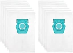 12 stuks Vervangende stofzakken - Vervangende stofzakken voor stofzuigers, compatibel met TU Guard L1 -Guard S1 - CO Guard M1 - reserveonderdelen voor vuilniszakken — thumbnail 1