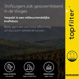 Set van 4 stofzuigerzakken Samsung en Dirt Devil TopFilter Premium — thumbnail 2