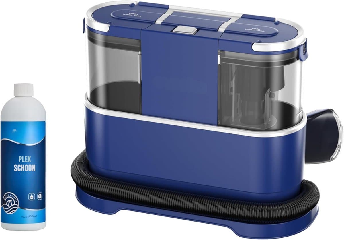 Aurixi® Tapijtreiniger machine - Tapijtreiniger - Tapijtreiniger apparaat - Blauw - 20cm x 39cm x 30cm — afbeelding 1
