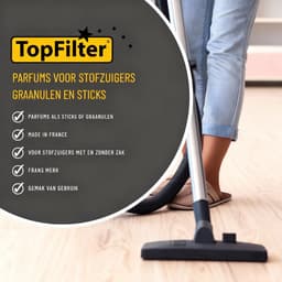 Set van 10 geursticks voor stofzuiger met vanillegeur TopFilter — thumbnail 3
