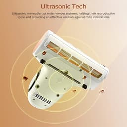 JIGOO J300 Dual-Cup Smart Anti-Mijt Stofzuiger Voor Bed, 13KPa Zuigkracht, 55 Celsius Hete Lucht, UV Licht, 99,9% Verwijdert Mijten, 0,5L Stofbeker​ — thumbnail 4