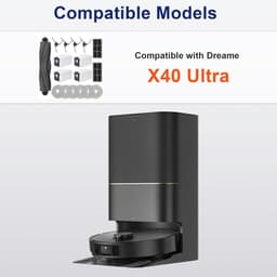 17-delige accessoire set geschikt voor de robotstofzuiger Dreame X40 Ultra, inclusief vervangende onderdelen zoals de hoofdborstel, zijborstels, filters, dweil en stofzak — thumbnail 1