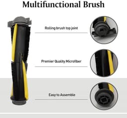 Roller -Vacuum Cleaner -Replacement - Geschikt voor Shark IQ R101AE/RV1001/Stofzuigerrobots - 6,69 Inch - Eenvoudig Te Installeren voor Thuisgebruik — thumbnail 4