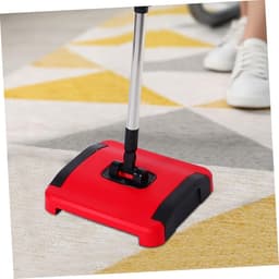 Handmatige Stofzuiger - Tapijtveger Bezem - Thuis Kantoor - Stille Werking Geen Elektriciteit - 110 x 24 x 22 cm — thumbnail 5