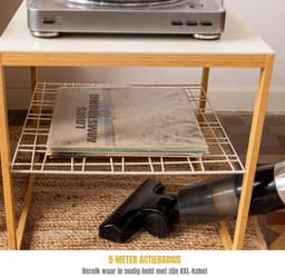 Aura® Steelstofzuiger Met Snoer - Steelstofzuiger - Stofzuiger - Zwart - ‎13cm x 25cm x 113cm — thumbnail 3