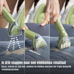 Nexvo® Tapijtreiniger machine - Tapijtreiniger - Tapijtreiniger apparaat - Groen - ‎46cm x 24cm x 35cm — thumbnail 4