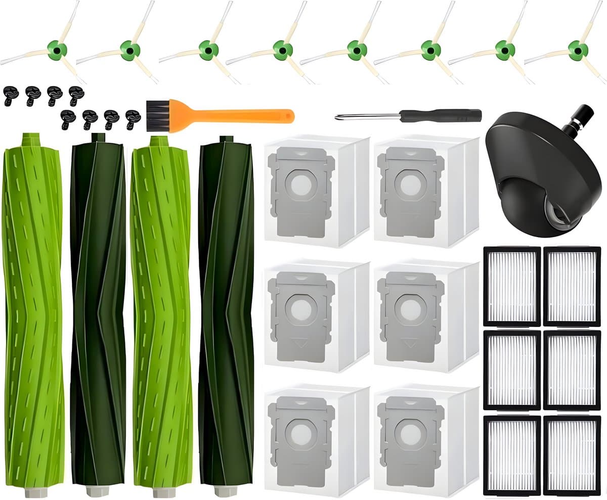 PolkaHome® 27-delige Vervangingsset geschikt voor iRobot Roomba e5 e6 e7 i1 i1+ i3 i3+ i4 i4+ i5 i5+ J5 J5 combo i6 i6+ i7 i7+ J7 J7+ i8 i8+ – Accessoires & Onderdelen — afbeelding 1