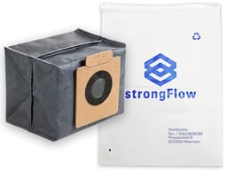 10x Strongflow stofzuigerzakken - geschikt voor Eufy Clean X8 Pro - X10 Pro Omni - zelflegend station - robotstofzuiger — thumbnail 2